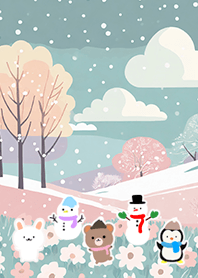 Kawaii scandinavian style(Winter-588)