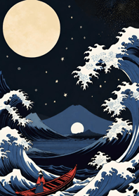 Ukiyo-e Mountains, Seas DDA4B1