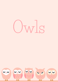 Owls Theme pink