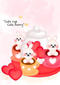 Mini bunny in the cup 13