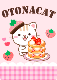 自然貓♡草莓和草莓糖果