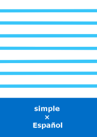 Simple stripes Theme with Spanish Menu