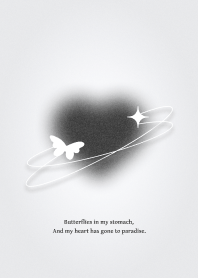 Butterflies in my stomach (ver.black)