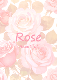 美麗玫瑰花(櫻花粉紅色)