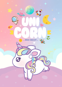 Baby Unicorn Galaxy Holo