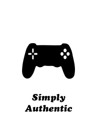 Simply Authentic Joystick White-Black