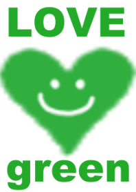 LOVE green color
