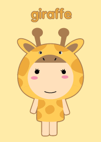 Simple Girl Giraffe theme