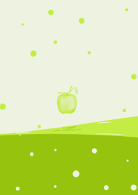 green apple wall paper