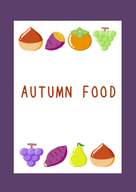 AUTUMN FOOD Theme/DEEP PURPLE