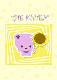 The purple kitten