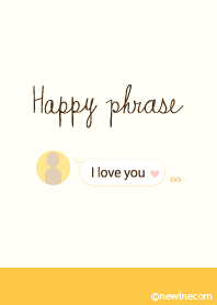 Happy phrase "love"
