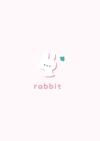 Rabbits5 Clover - Pink