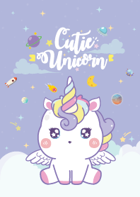 Unicorns Baby Galaxy Violet