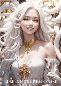 Golden White Snake of Luck 37