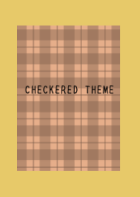 DUSTY ORANGE CHECKERED THEMEj-DUSTY YEL