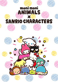 SANRIO CHARACTERS × moni moni ANIMALS