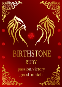 Birthstone July Ruby JPN