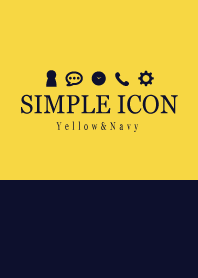 SIMPLE ICON Yellow&Navy