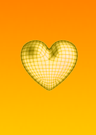Wire Heart Yellow