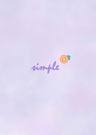 Orange watercolor'Purple'