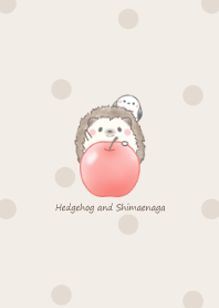 Hedgehog and Shimaenaga -apple- brown 2