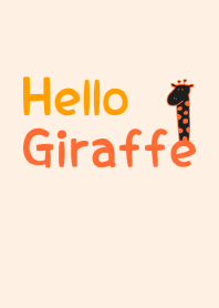 Hello Giraffe orange 13