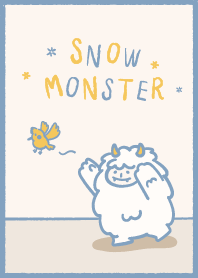 Snow monster_simple and refreshing