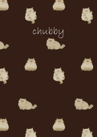 Chubby Cat4 on brown