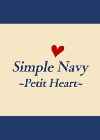 Simple Navy ~Petit Heart~