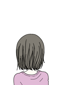 Dull pink.girl.