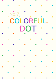 No.7 カラフルドット