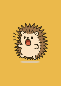 Cute Surprised Hedgehog.6