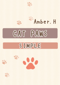 CAT PAWS SIMPLE No.1
