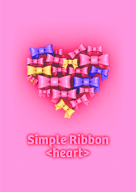 Simple Ribbon <heart>