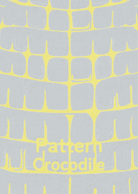 Pattern Crocodile Sky Gray