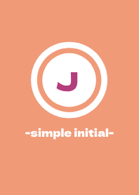 simple initial-J- THEME 12