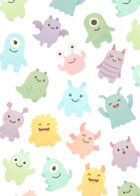 Happy Monster Party_white2