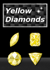 Yellow Diamonds - Dark Mode