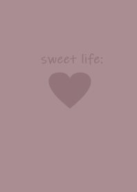 sweet life (smokey pink)**