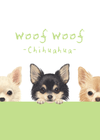Woof Woof - Chihuahua L - WHITE/YG