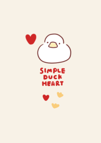 duck heart beige