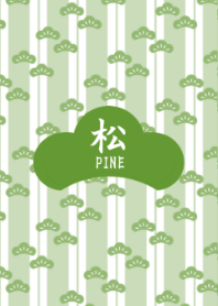 Japanese pattern -PINE- Green 2