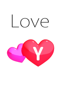 ハート イニシャル "Y"