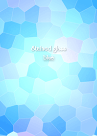 Stained glass -blue- *