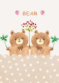 Cute cute simple bear.18.