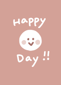 Smiling simple Happy day