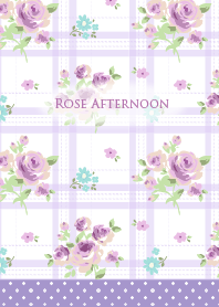 Purple rose afternoon