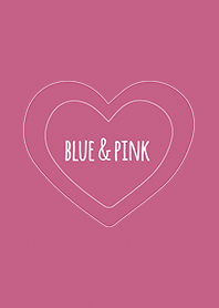 Blue & Pink / Garis Jantung