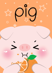 Pig Love Orange Theme